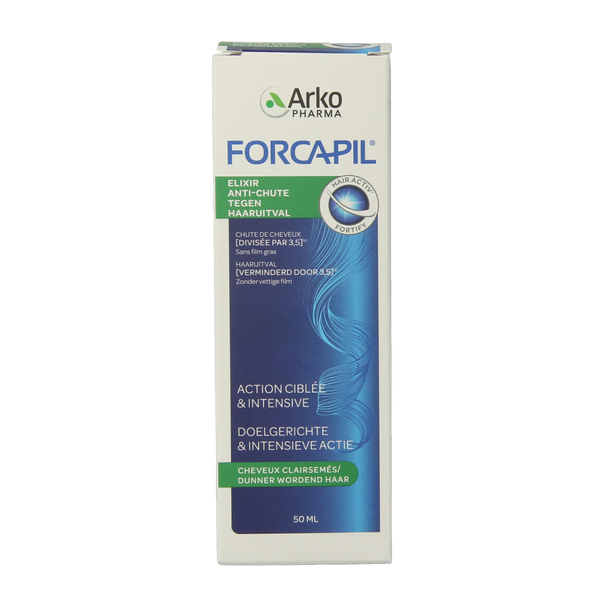 Forcapil Elixer tegen haaruitval 50.00 Milliliter