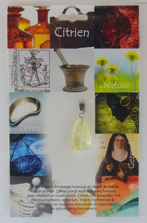 Steengoed Hanger gezondheidssteen citrien 1 Stuks