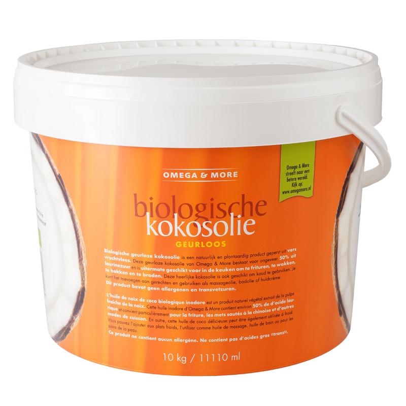 Omega & More Kokosolie geurloos bio 10 Kilogram