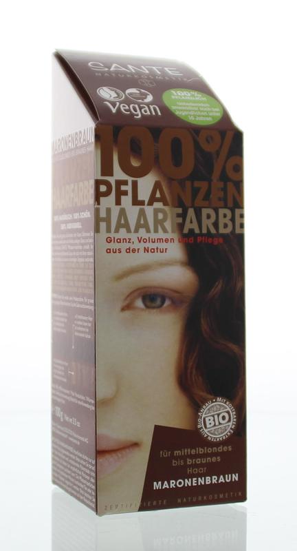Sante Haarverf kastanjebruin BDIH  100 Gram