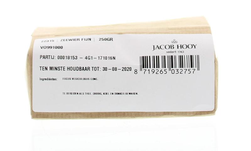 Jacob Hooy Zeewier fijn 250 Gram