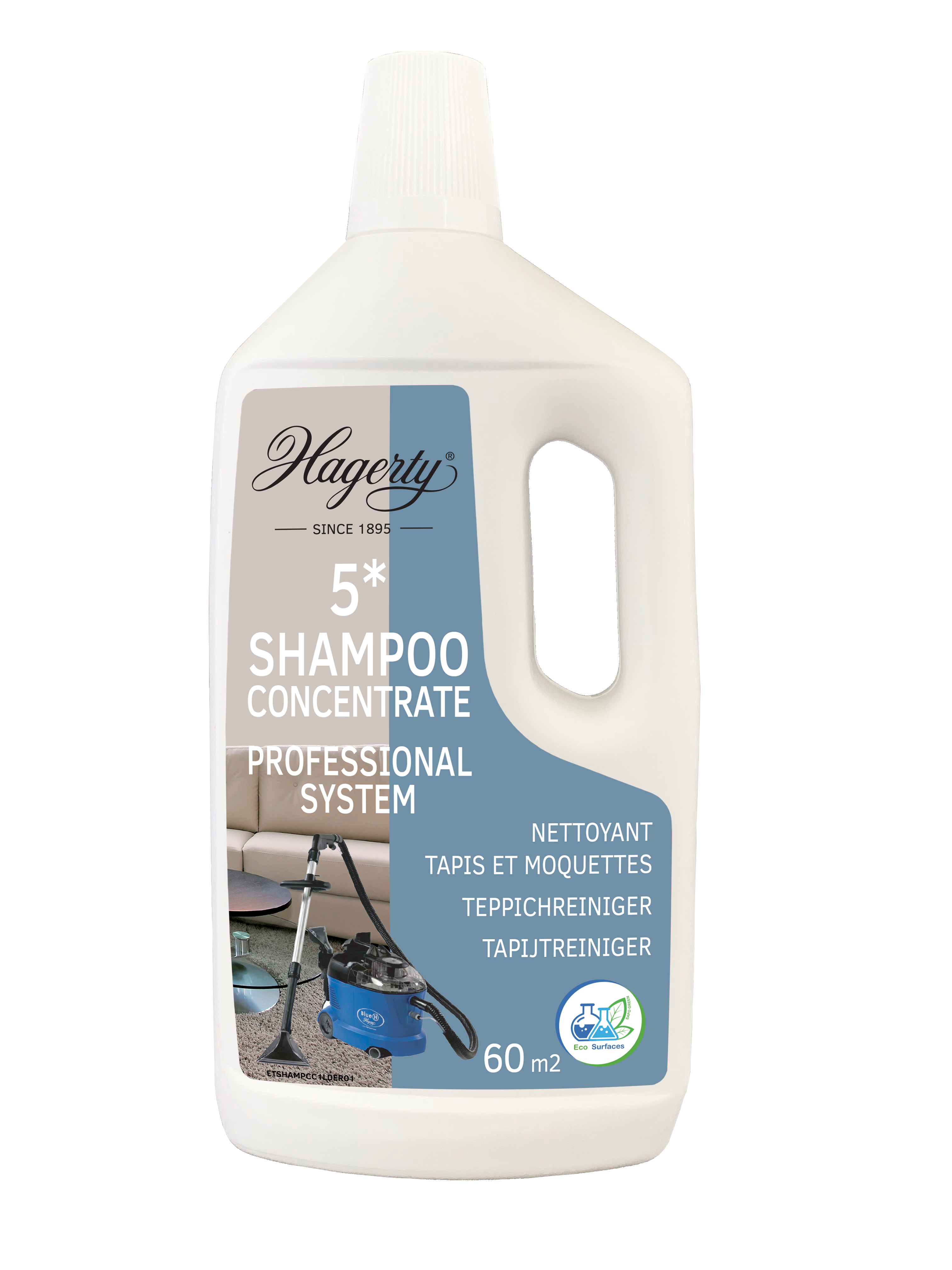 Hagerty Tapijtshampoo concentraat 5 60m2 1.00 Liter