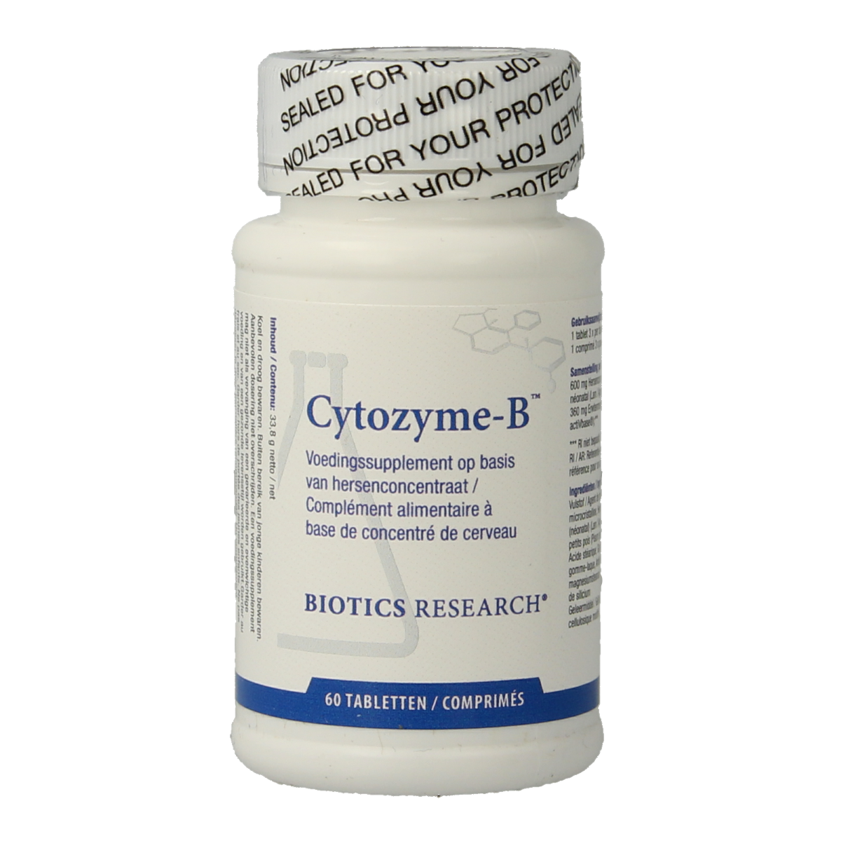 Biotics Cytozyme B hersenen 60.00 Tabletten