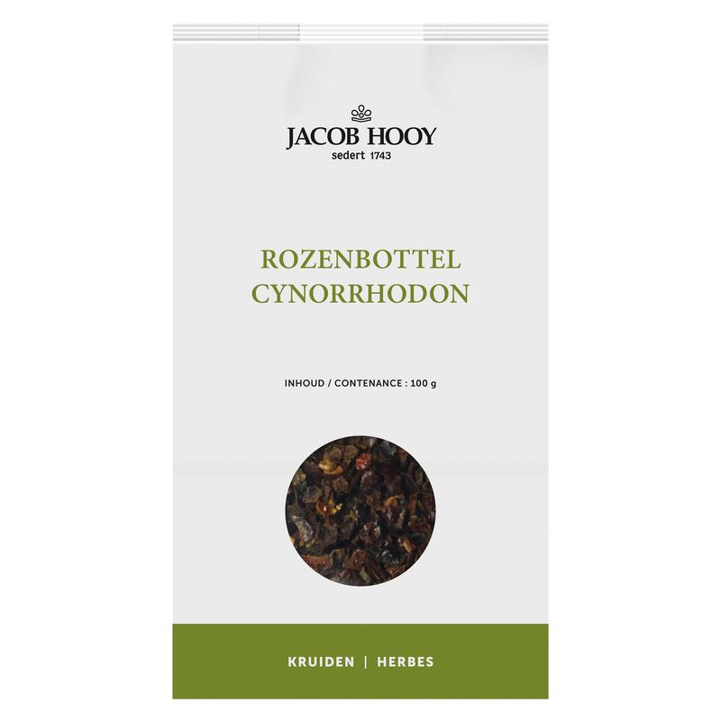 Jacob Hooy Rozenbottel gesneden 100 Gram