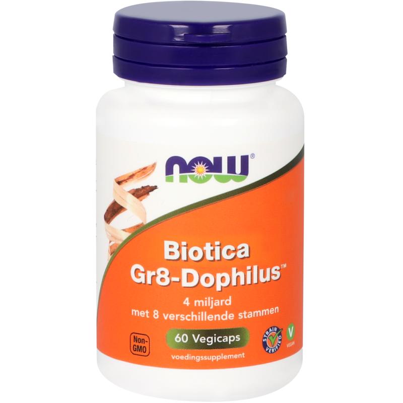 NOW Biotica Gr8-dophilus 60 Vegetarische capsules