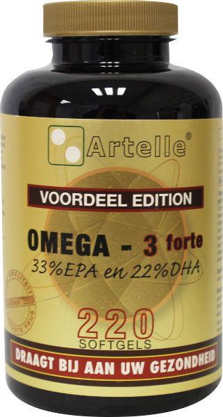 Artelle Omega 3 forte 1000mg 220 Softgels