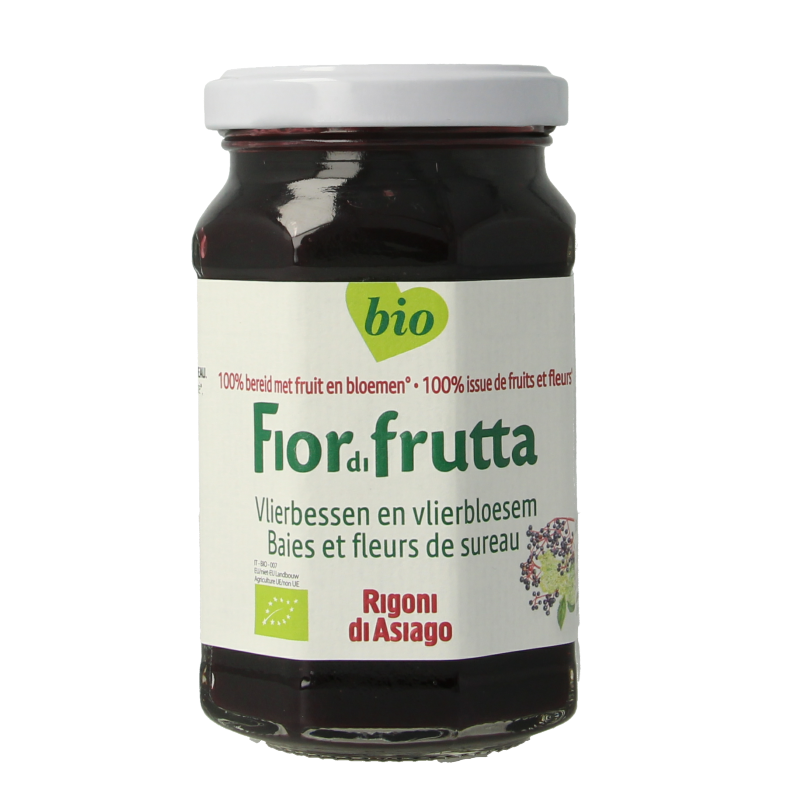Fiordifrutta Vlierbloesem & vlierbesjam bio 250 Gram