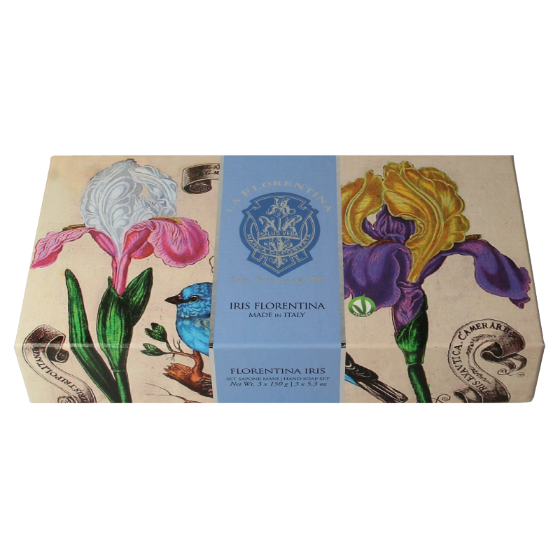 La Florentina Zeep iris 3 Stuks