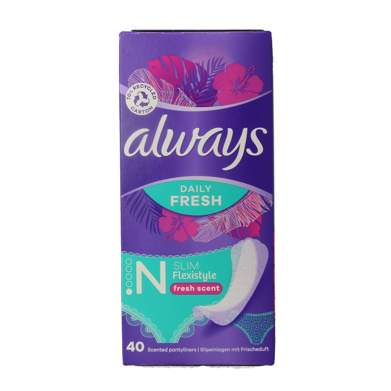 Always Inlegkruisjes daily protect fresh & scent 40 Stuks