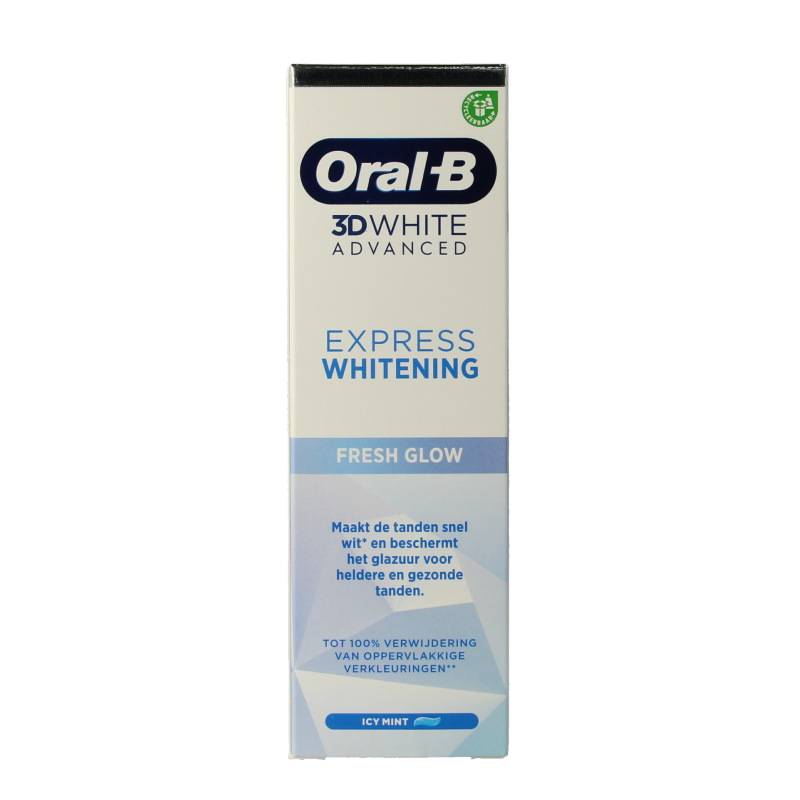 Oral B Tandpasta 3D white advanced expres fresh whitening 75 Milliliter