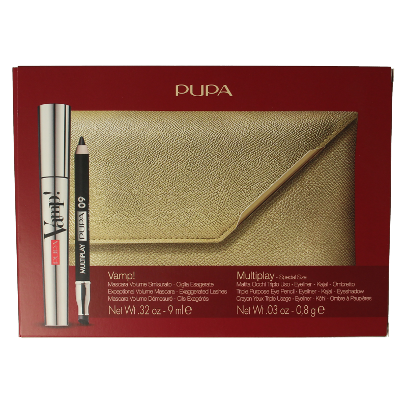 Pupa Kit vamp! Mascara+ multiplay  2 Stuks