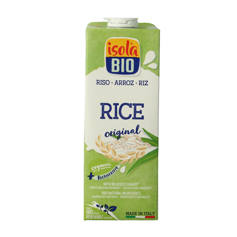 Isola Bio Rijstdrank naturel bio 1 Liter