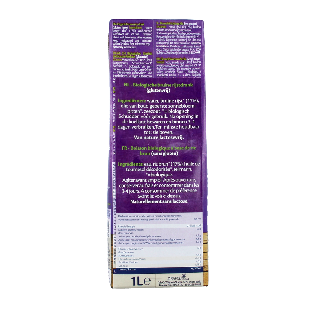 Isola Bio Just brown rice bio 1.00 Liter