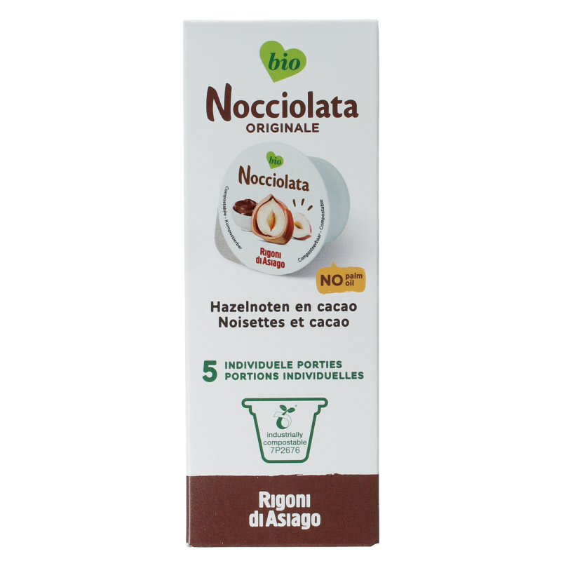 Nocciolata Originale cups 5 x 20g bio 100 Gram