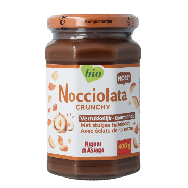 Rigoni Nocciolata crunchy bio 400 Gram