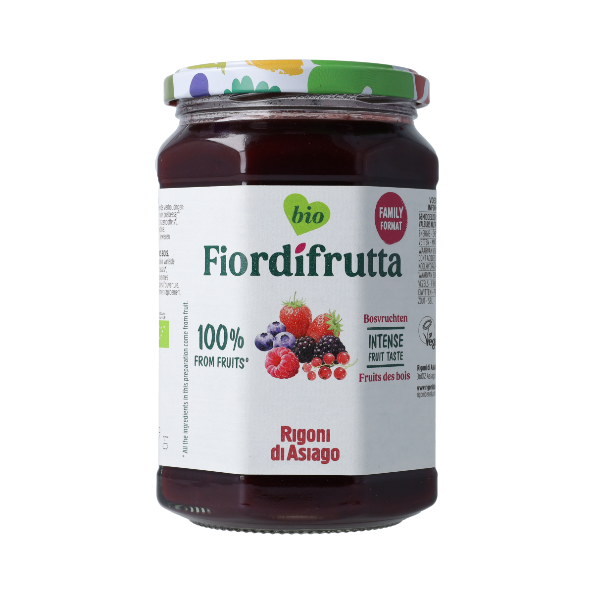 Fiordifrutta Bosvruchtenjam bio 600.00 Gram