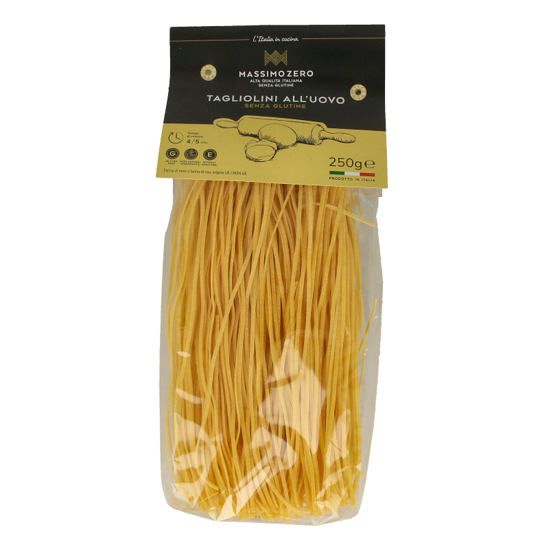 Massimo Zero	 Tagliolini eierpasta glutenvrij 250 Gram