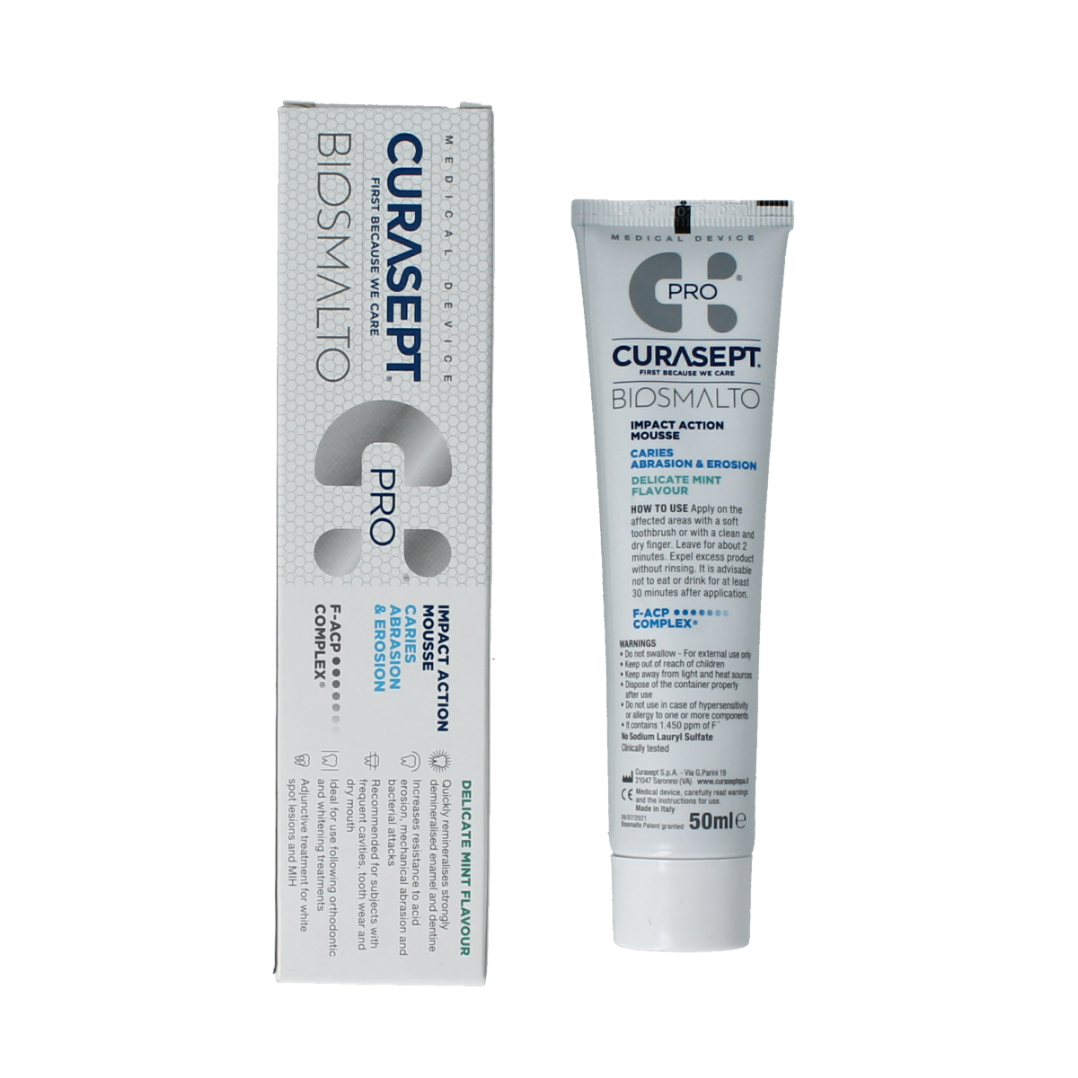 Curasept Biosmalto mousse caries 50.00 Milliliter