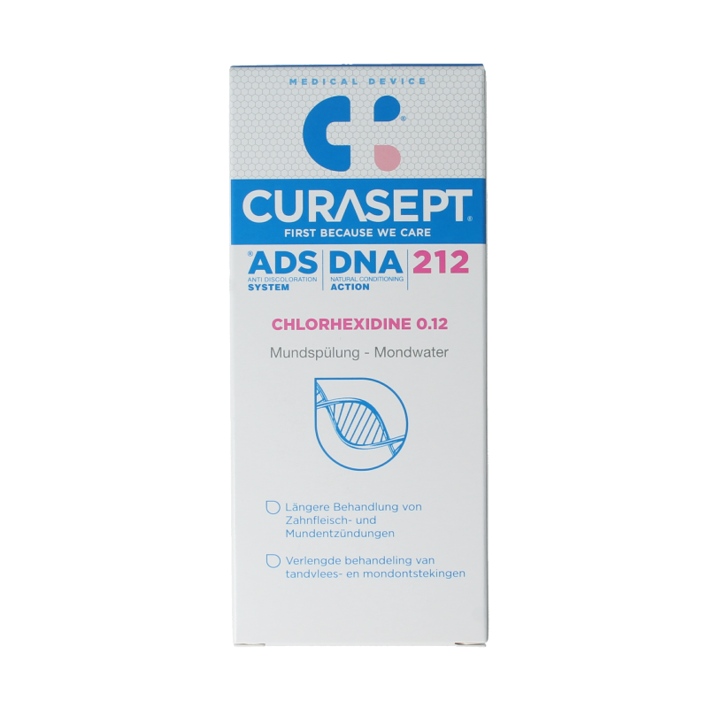Curasept Mondspoeling chloorhexidine 0,12% 200 Milliliter