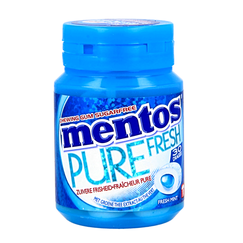 Mentos Pure fresh mint pot 30 Stuks