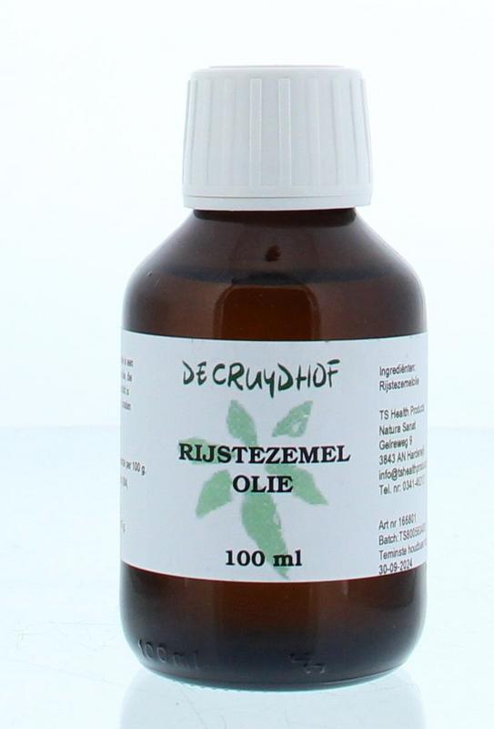 Cruydhof Rijstezemelolie 100.00 Milliliter