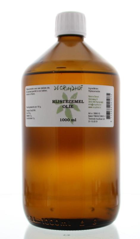 Cruydhof Rijstezemelolie 1 Liter
