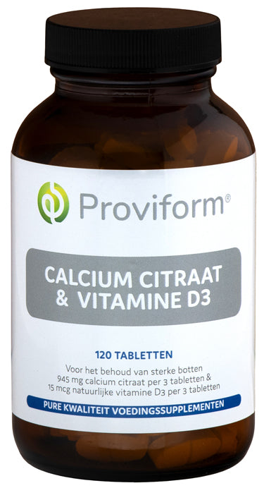 Proviform Calcium citraat & D3 120.00 Tabletten