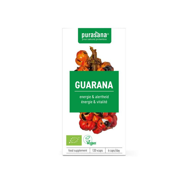 Purasana Guarana vegan bio 120.00 Vegetarische capsules