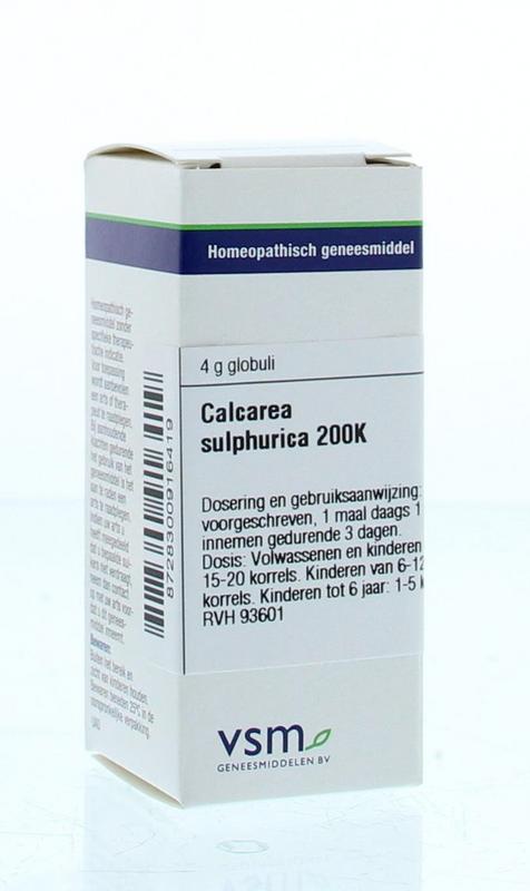 VSM Calcarea sulphurica 200K 4 Gram