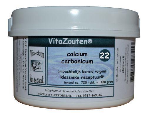 Vitazouten Calcium carbonicum VitaZout nr. 22 720 Tabletten