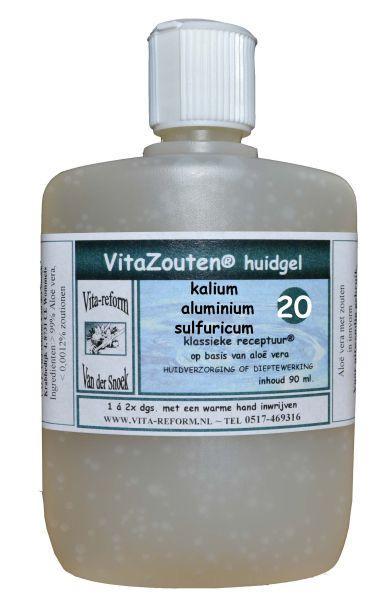 Vitazouten Kalium aluminium sulfuricum huidgel nr. 20 90 Milliliter
