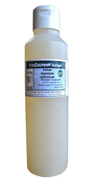 Vitazouten Kalium aluminium sulfuricum huidgel nr. 20 250 Milliliter