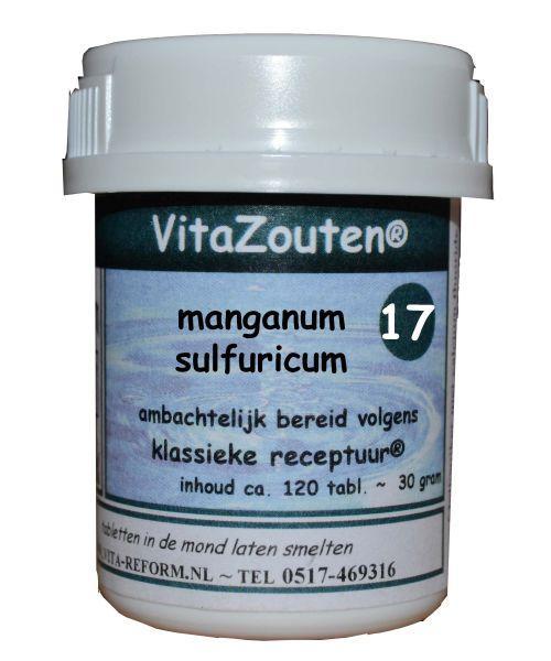 Vitazouten Manganum sulfuricum VitaZout nr. 17 120.00 Tabletten