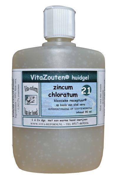 Vitazouten Zincum chloratum/mur. huidgel nr. 21 90 Milliliter