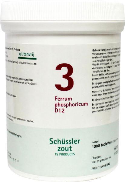 Pflüger Ferrum phosphoricum 3 D12 Schussler 1000 Tabletten