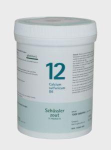 Pflüger Calcium sulfuricum 12 D6 Schussler 1000 Tabletten