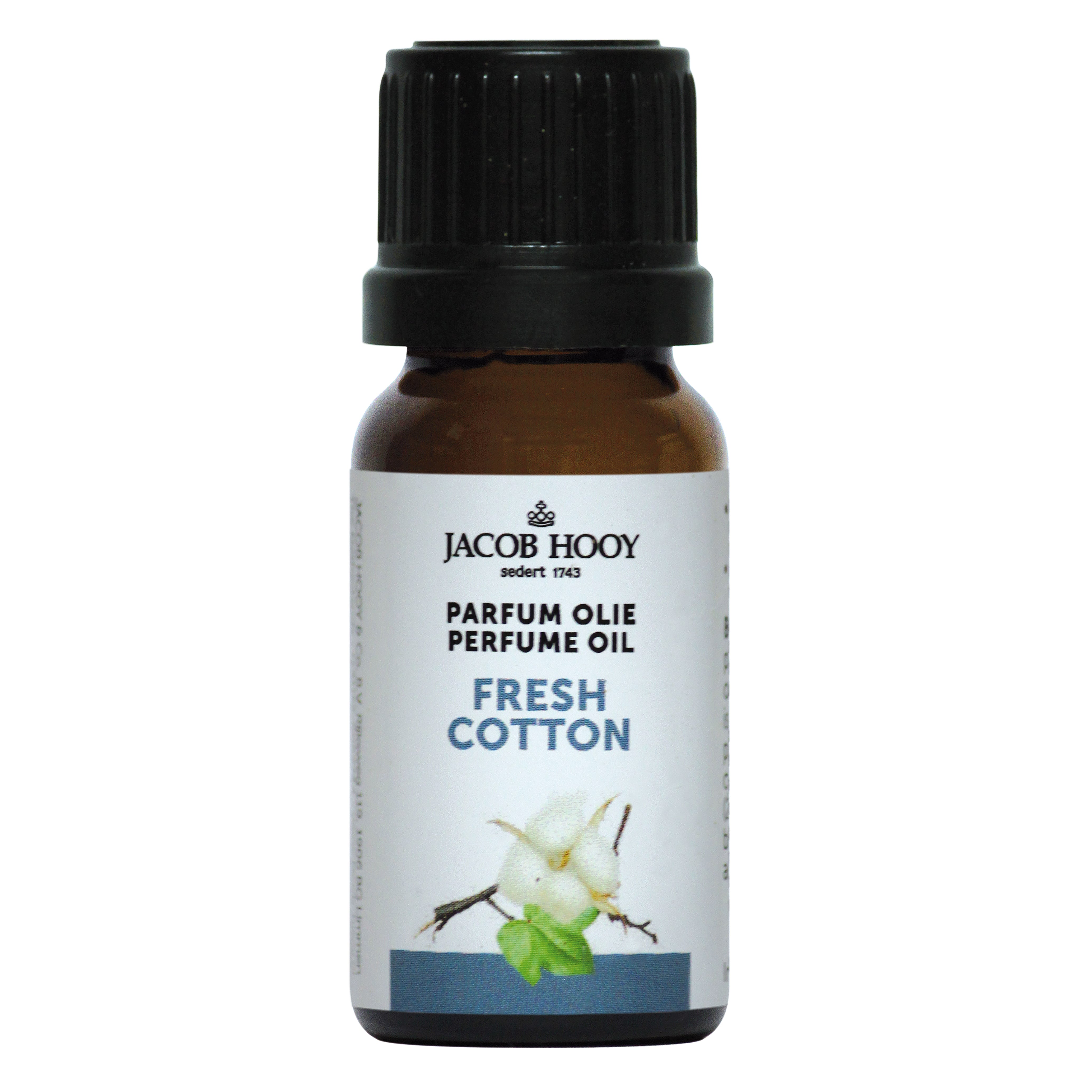 Jacob Hooy Parfum olie fresh cotton 10.00 Milliliter