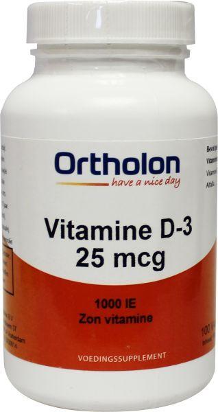 Ortholon D 25 mcg 1000IE 100 Vegetarische capsules