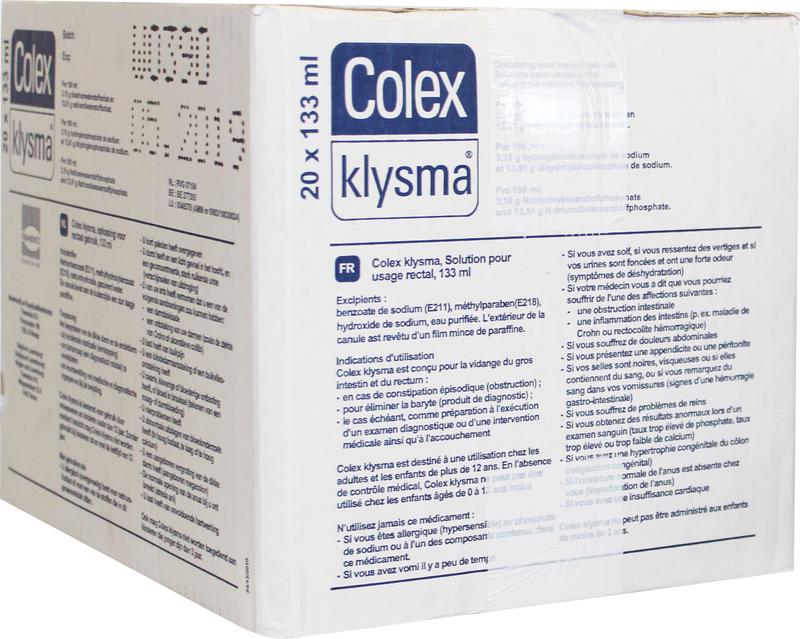 Colex Klysma 133ml 20 Stuks