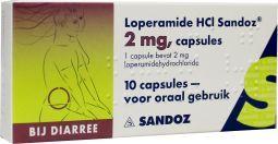 Sandoz Loperamide 2mg 10 Capsules