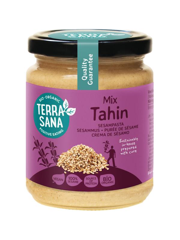 TerraSana Tahin sesampasta mix bruin/wit bio 250 Gram