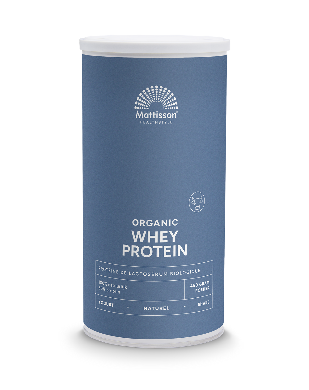 Mattisson Wei whey proteine naturel 80% bio 450.00 Gram