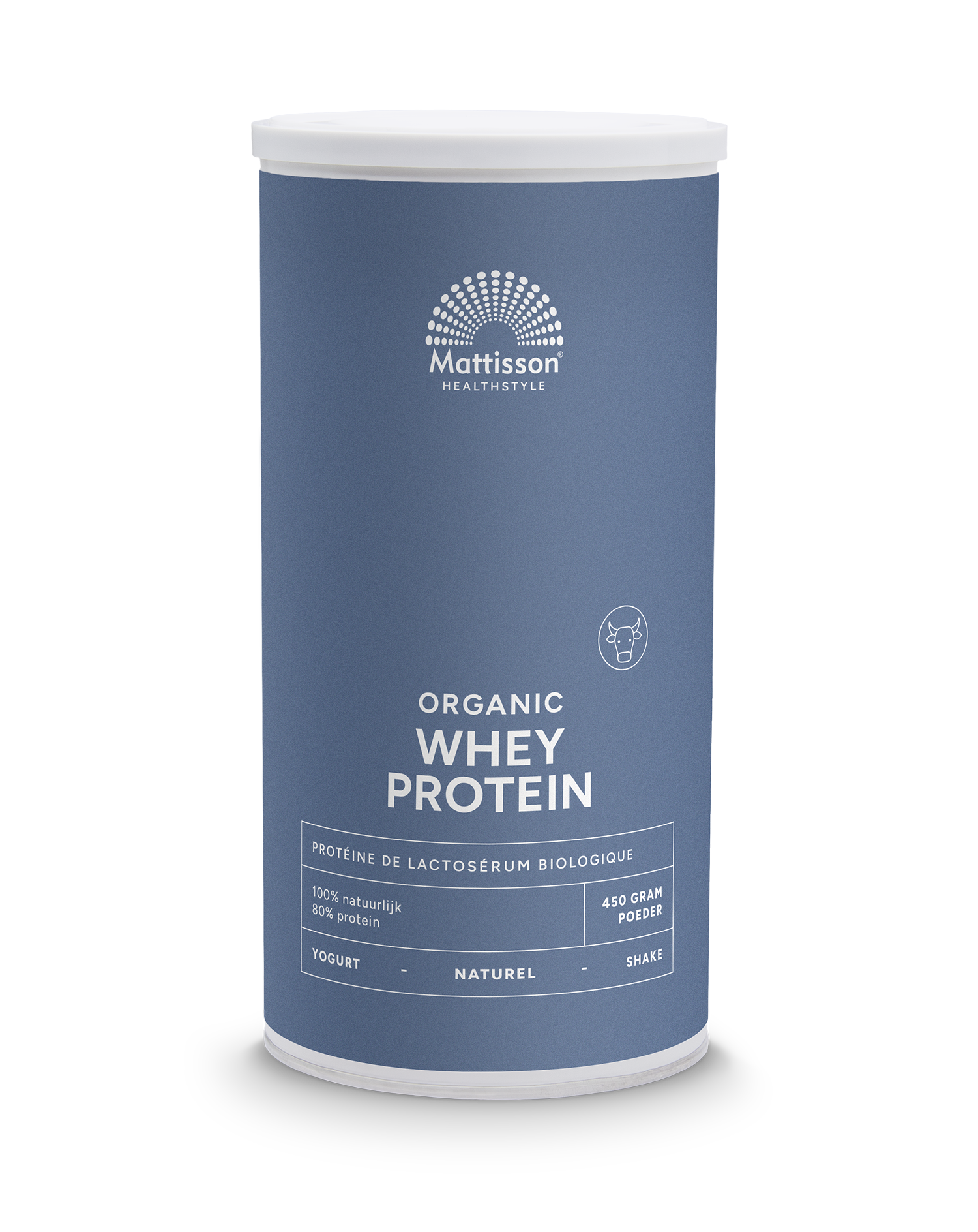 Mattisson Wei whey proteine naturel 80% bio 450.00 Gram