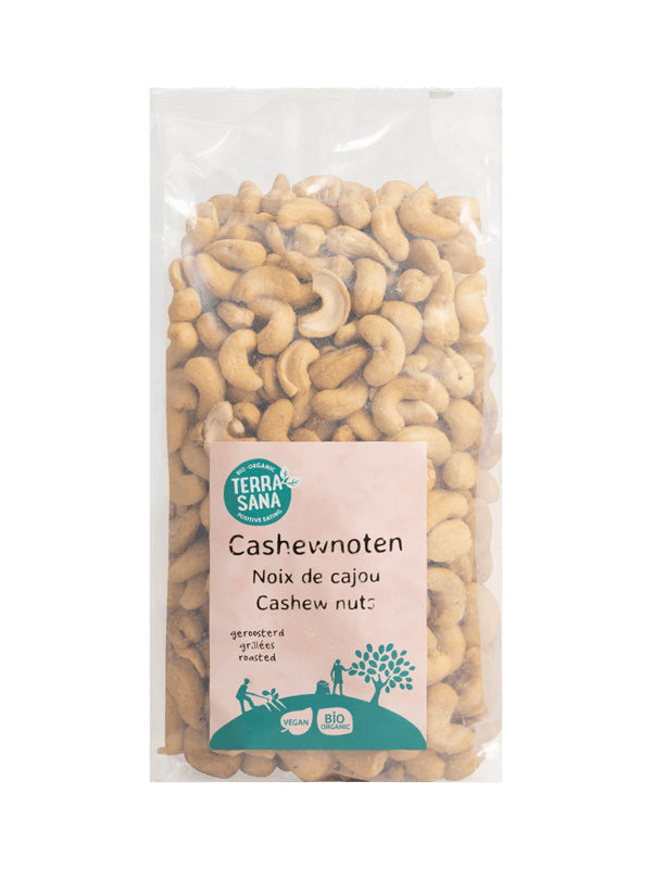 TerraSana Cashewnoten geroosterd zonder zout bio 750 Gram