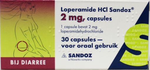 Sandoz Loperamide 2mg 30.00 Capsules