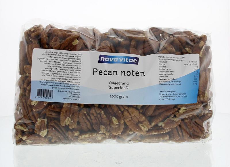 Nova Vitae Pecannoten ongebrand raw 1 Kilogram