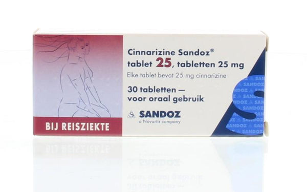 Sandoz Cinnarizine 25mg 30.00 Tabletten