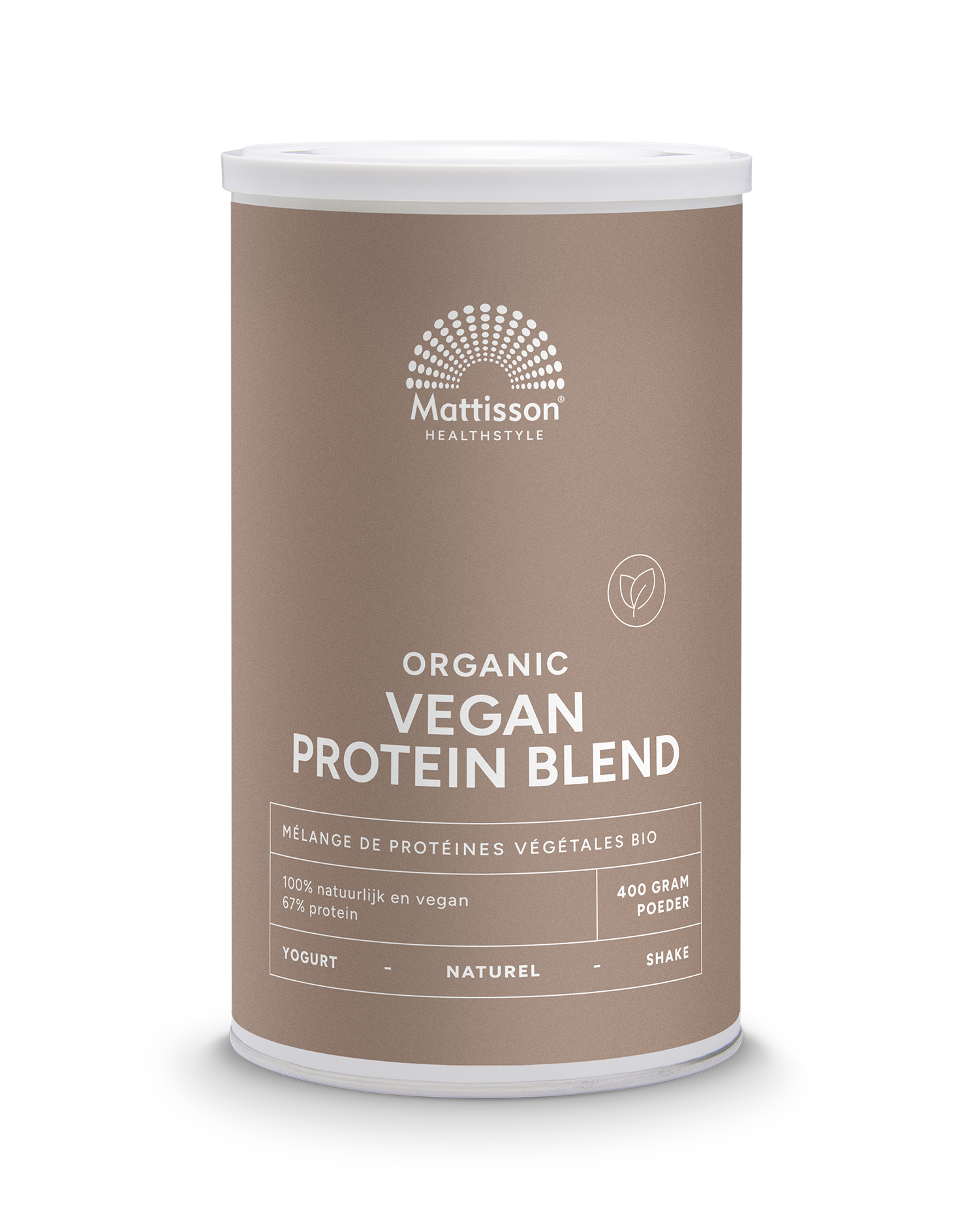 Mattisson Organic vegan protein blend 67% bio 400.00 Gram
