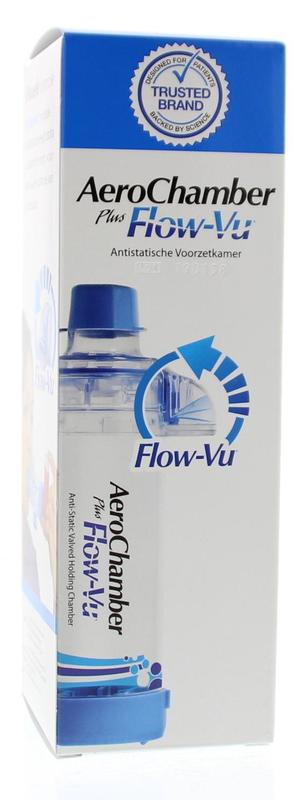 Diversen Aerochamber + flow VU mondstuk blauw 1 Stuks
