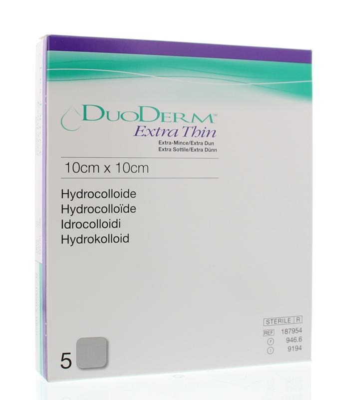 Duoderm Extra thin 10 x 10cm 5 Stuks